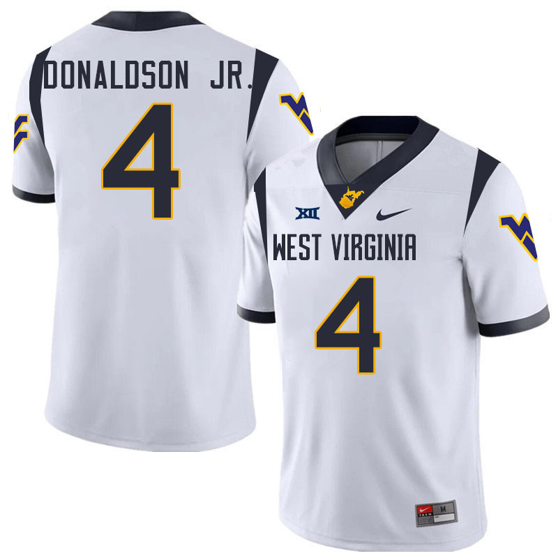 CJ Donaldson Jr. WVU Jersey,West Virginia Mountaineers #4 CJ Donaldson Jr. Jersey Youth College-Whit